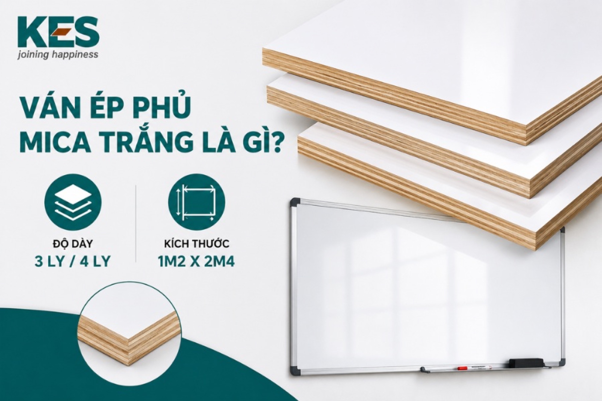 Ván ép phủ mica trắng Ván ép phủ mica trắng