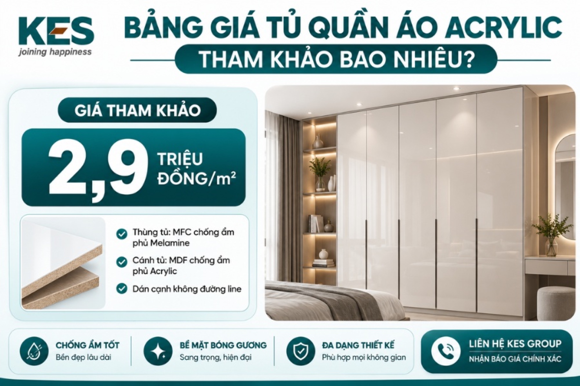 Bảng giá tủ quần áo Acrylic trên thị trường Bảng giá tủ quần áo Acrylic trên thị trường