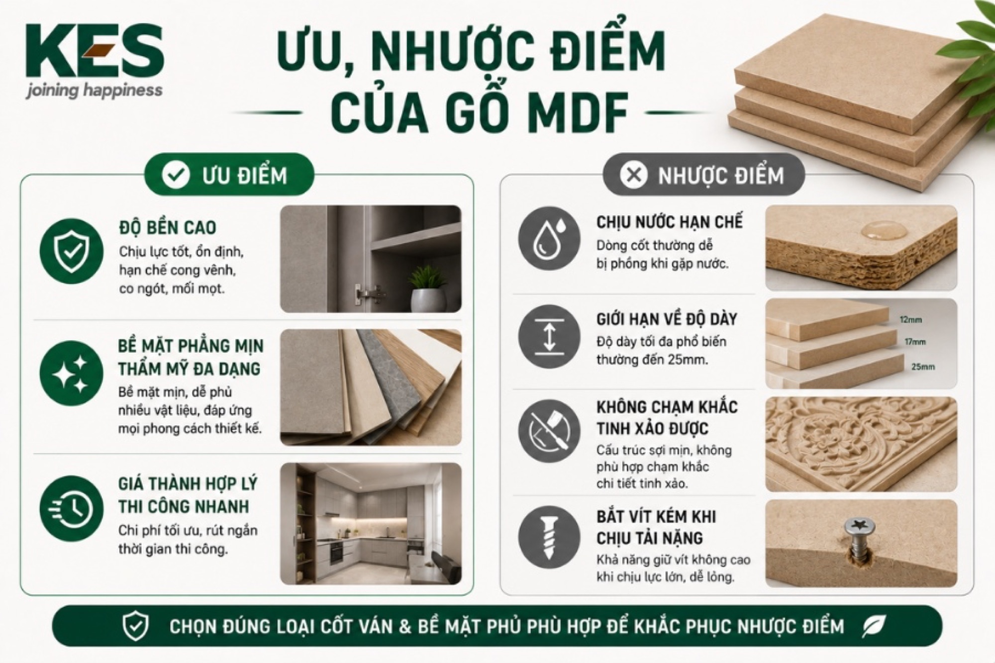 Gỗ MDF có tốt không